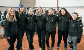 Seven students competing at Woodsmen