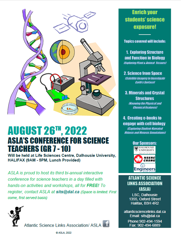 Conference for Science Teachers - Dal News - Dalhousie University