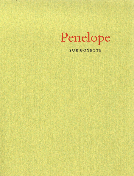 Cover of Penelope by Sue Goyette