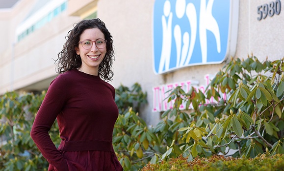 Dr. Alexa Yakubovich is working with the IWK and other partners to improve interventions. (Nick Pearce photo)