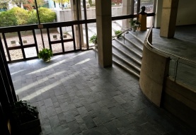 Sculpture Court from third floor lobby