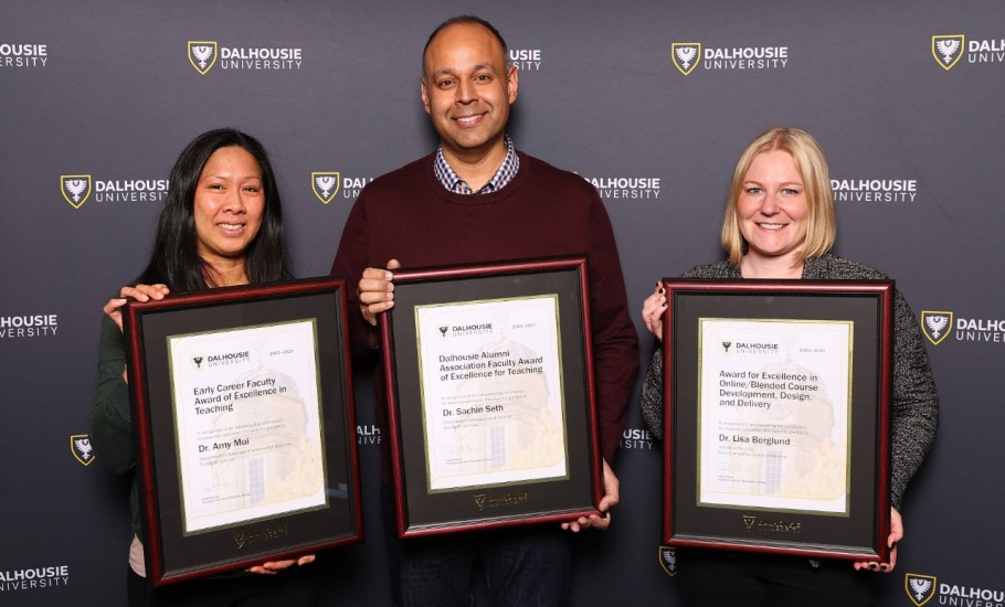 Dr. Amy Mui, Dr. Sachin Seth, and Dr. Lisa Berglund