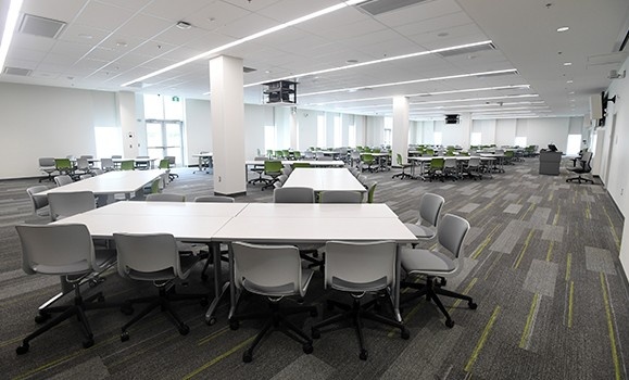 Windsor Foundation Room (170) in the Collaborative Health Education Building (Halifax)