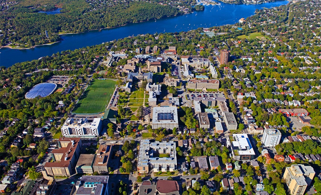 Aerial view of Halifax campus