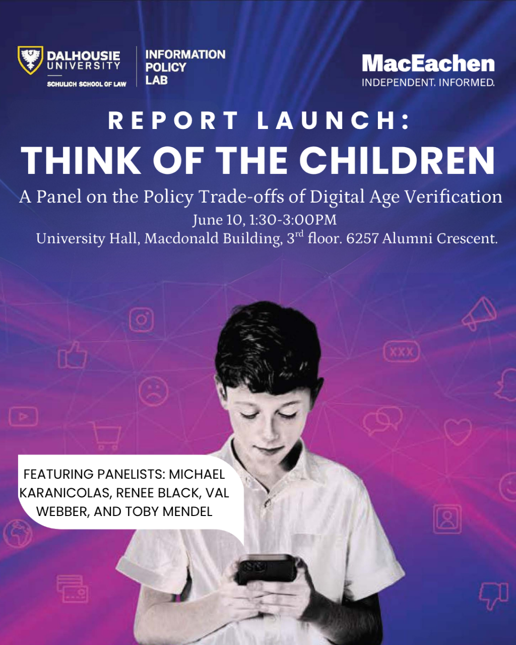 Think of the Children Poster - 2