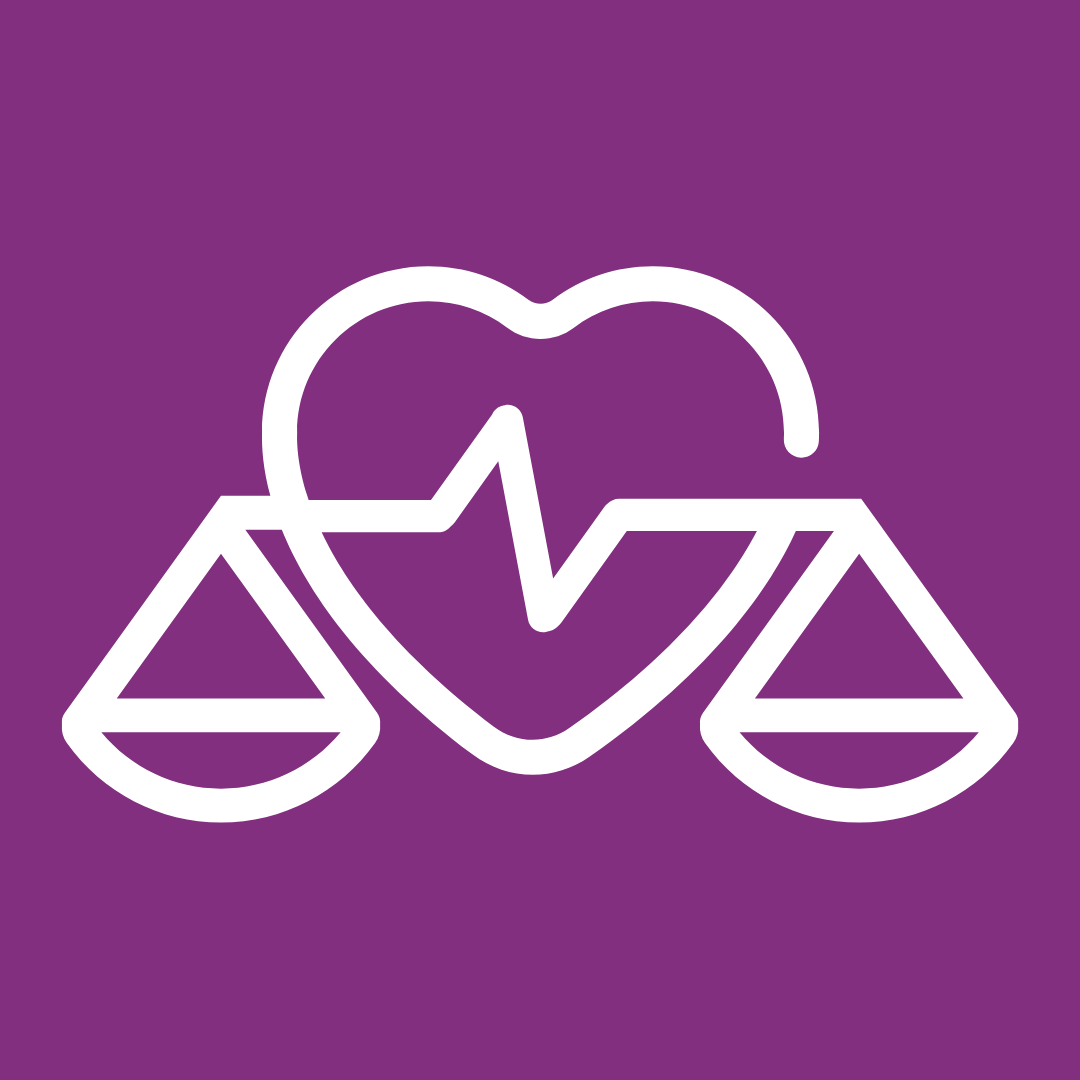 Website Research Icons - Health and Justice