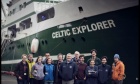 Setting Sail: The Celtic Explorer leaves St. John's en route to Ireland
