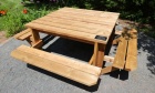 Class of '64 contributes new picnic table to Alumni Gardens