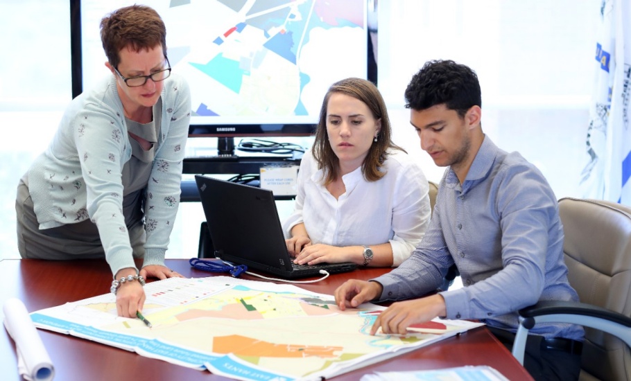 Students on their work term at HRM