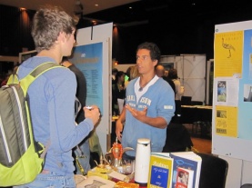 Cameron, promoting the Arabic program  (Open House 2013)