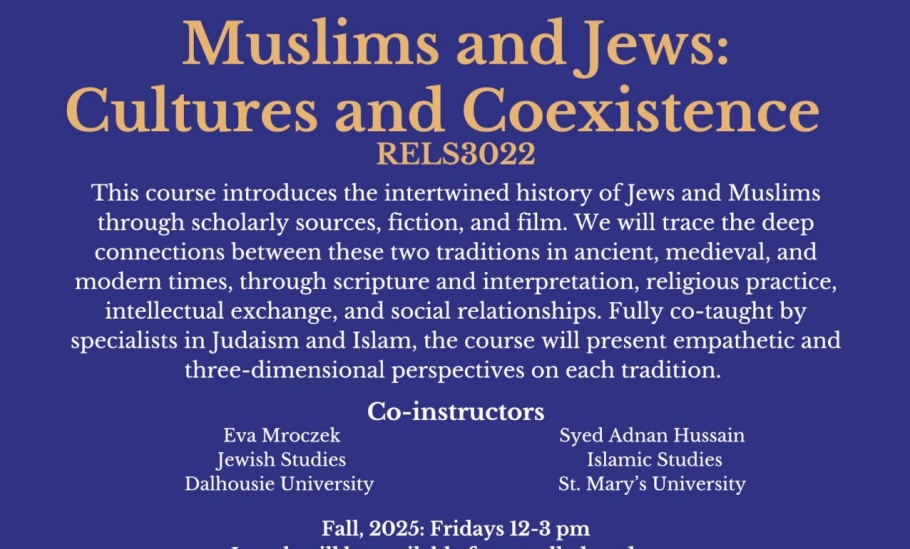 A slide which details the new course. Click the link to get the text version.