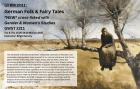 GERM 2011 German Folk & Fairy Tales NEW cross‑listed with Gender & Women’s Studies GWST 2211