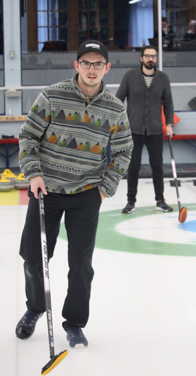 The 2023 NS Men's Curling Champion (what's he doing here)