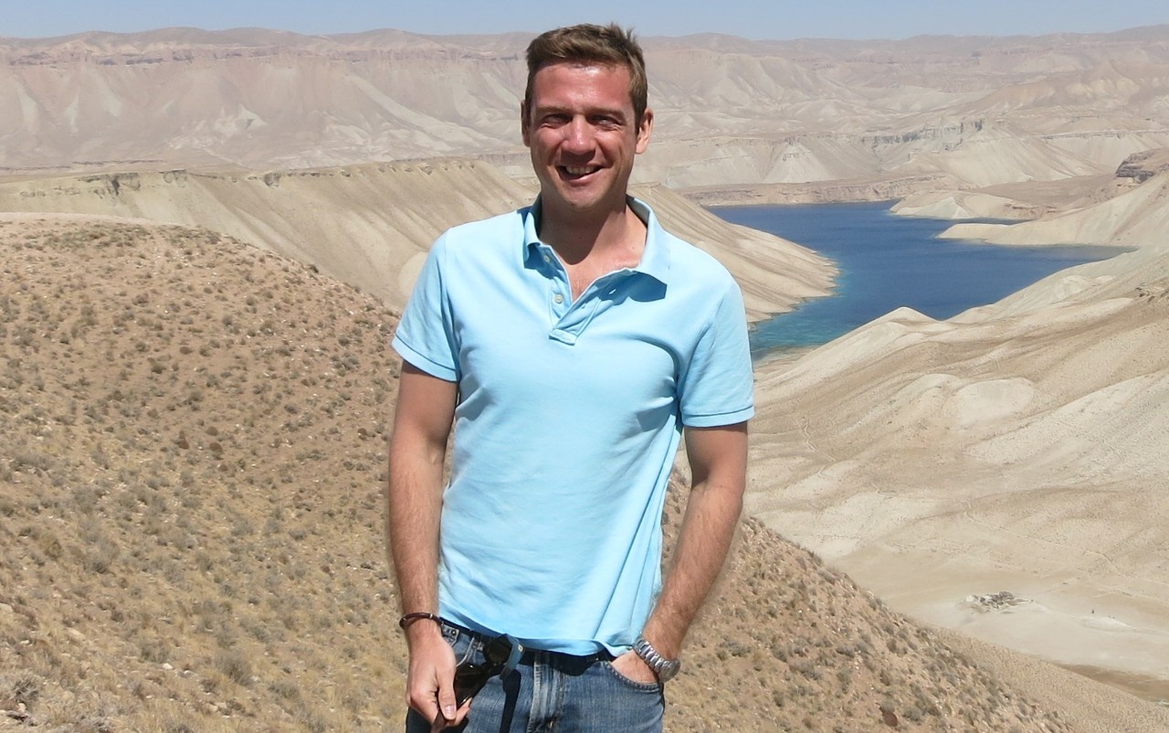 Christopher Matthewson in Band-i-Amir, Bamyan, Afghanistan copy 2