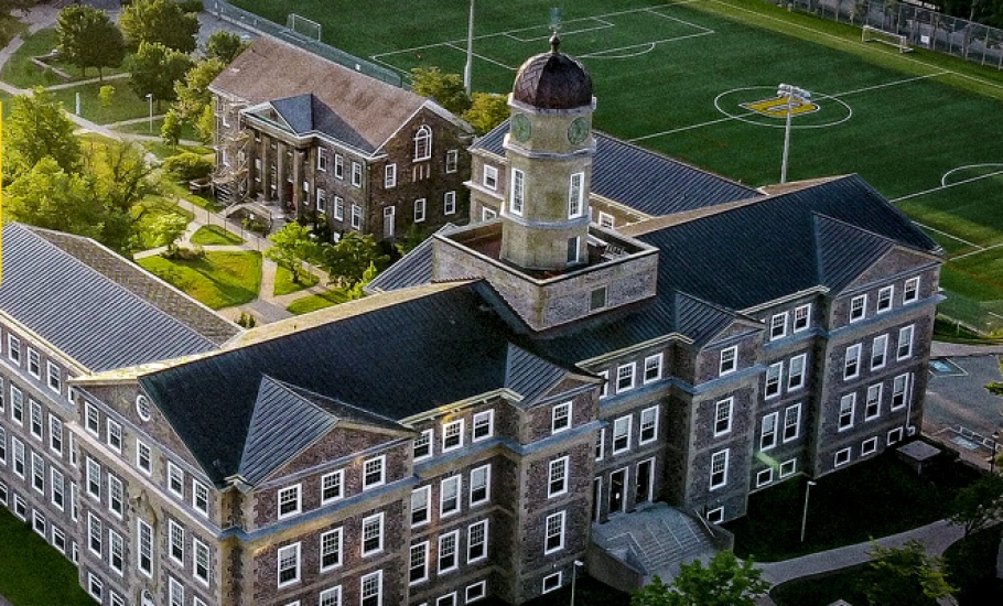 Aerial photo of the buildings on Studley campus in Halifax