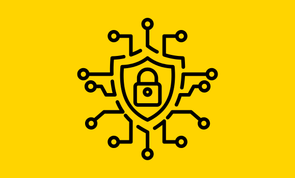 Doodle representing Cyber Security