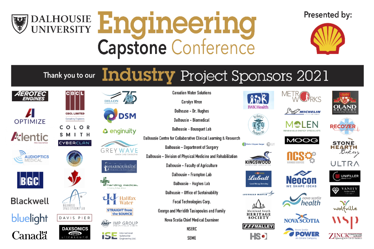Capstone Conference 2021 Faculty of Engineering Dalhousie University