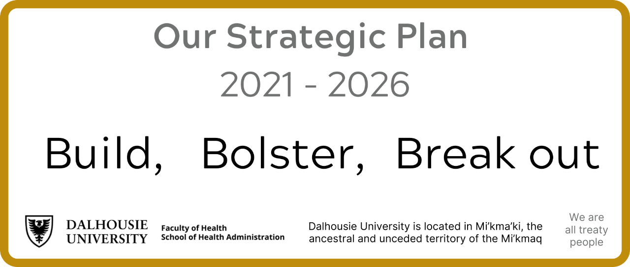 Text reads: Strategic Plan, Build, Bolster, Breakout
