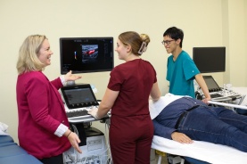 Patient being scanned Patient being scanned