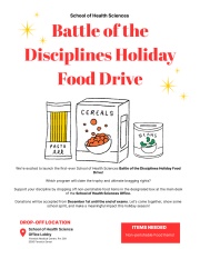 Holiday Food Drive  - 1