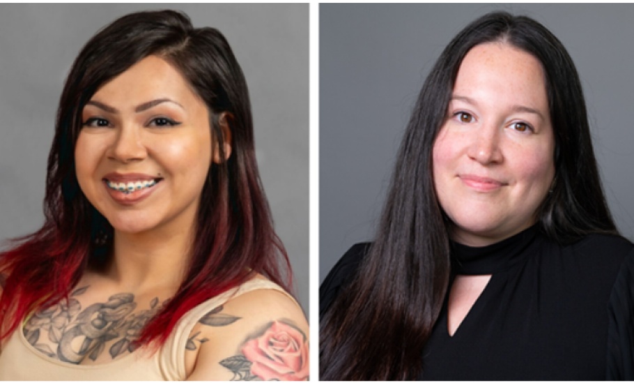 Keisha Googoo (left) and Julie Francis (right)