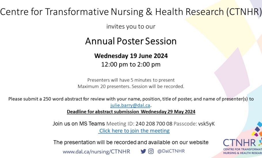 CTNHR Annual Poster Session June 2024