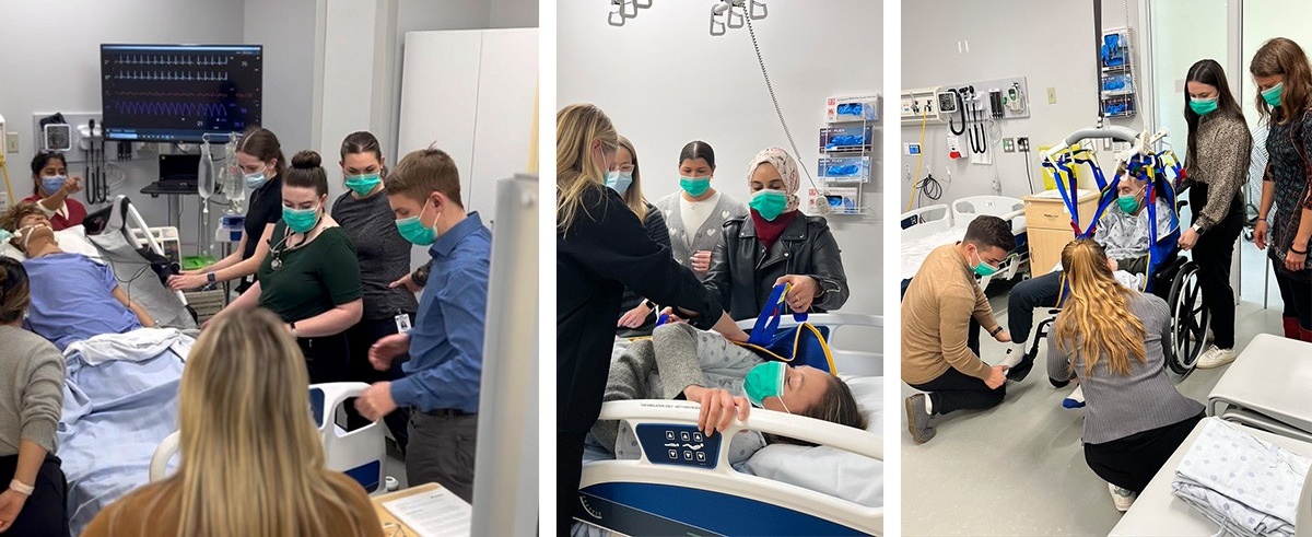 1 year PT students in CHEB building labs