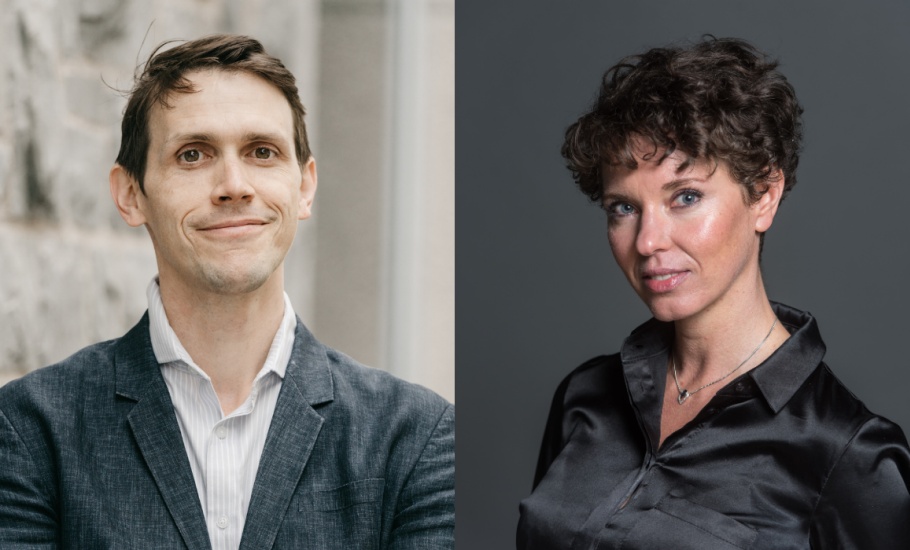 Professors Liam McHugh-Russell (left) and Sara Ross (right)