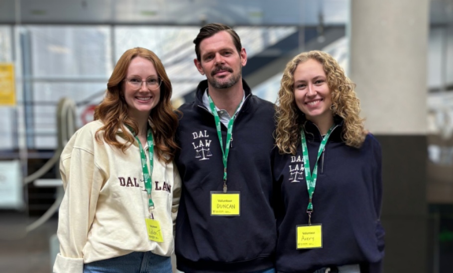 From Left: Laken Tucker, Duncan Davies, and Avery Chalmers (Photo by Amanda Kirby-Sheppard)