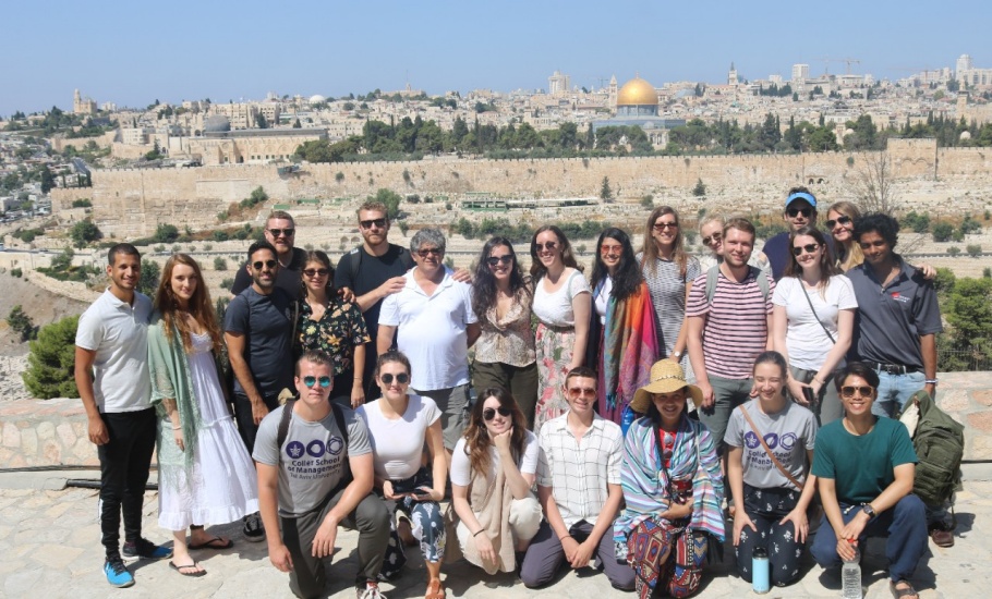 Mount of Olives overlooking Jerusalem