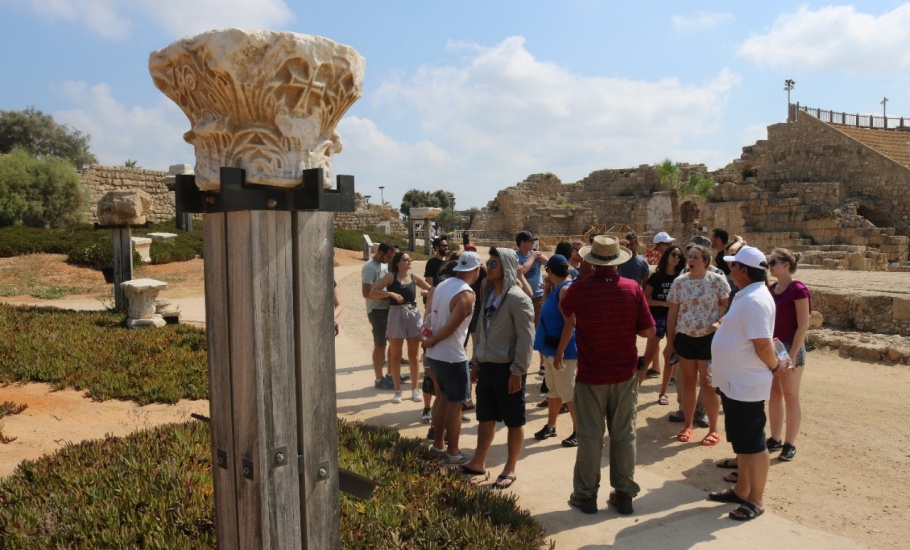 The ruins at Caesarea