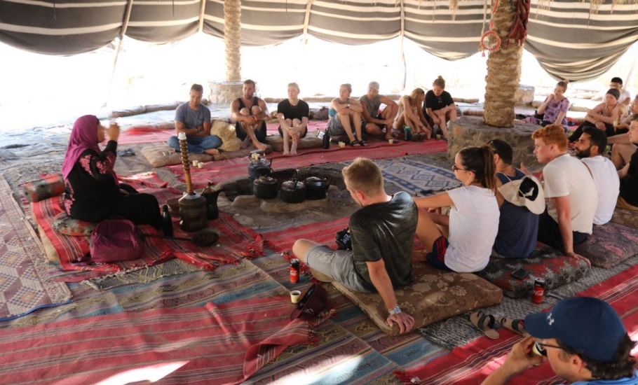Bedouin camp hospitality