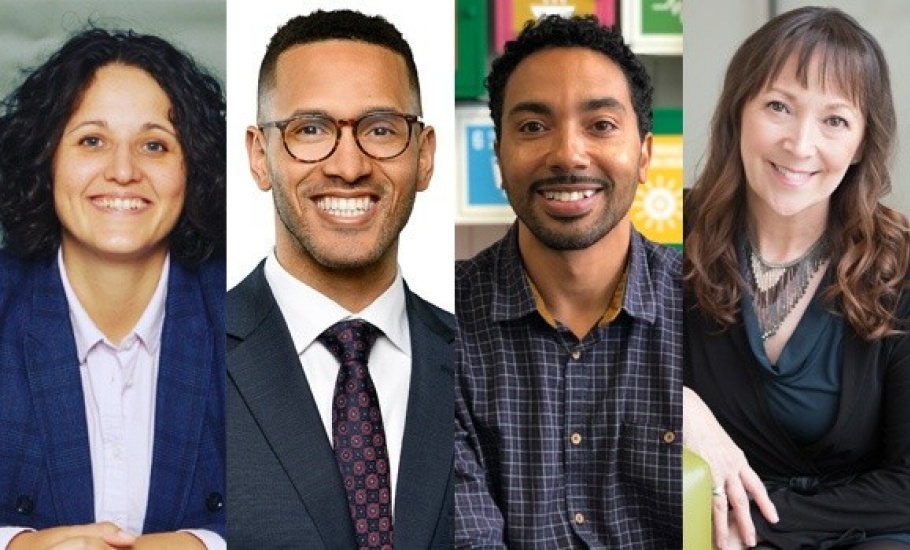 A composite photo of the Promise of Diversity in Management panelists
