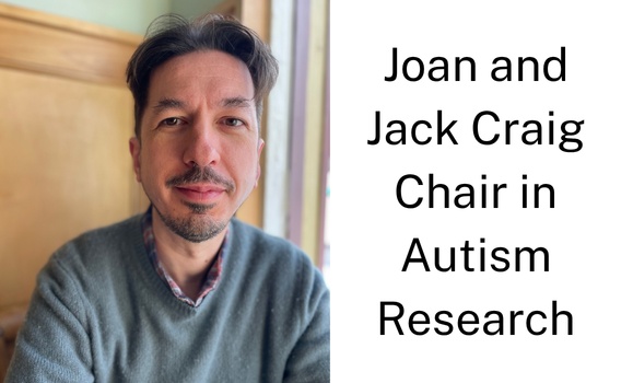 Dr. Giacomo Vivanti named Joan and Jack Craig Chair in Autism Research at Dalhousie