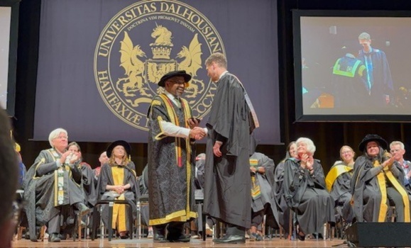 Dr. Andrew Harding receives Class of 2026 C.B. Stewart Medal