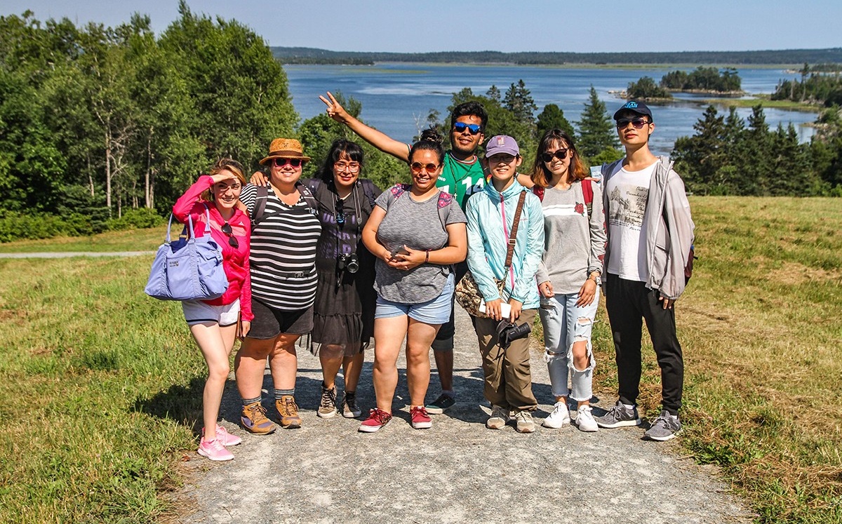 Group of English in Canada students