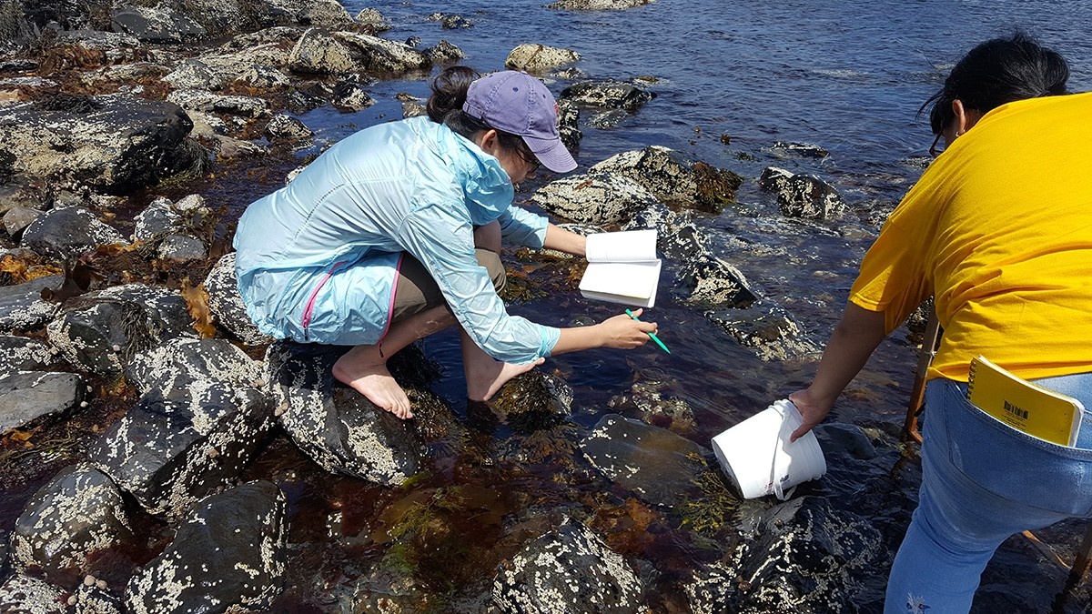 Marine Biology students