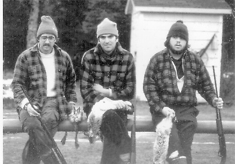 Dawson Hunting Club - 1976 Bernie "Darryl" Kelly, Kevin "Darryl" MacKillop and Blair "Darryl" Parsons