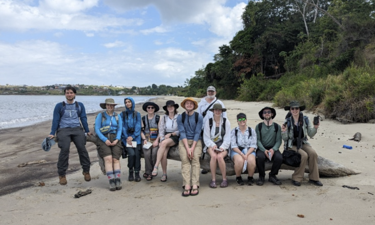 Students in the field
