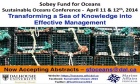 MAP announces the Sustainable Oceans 2014 Conference: Transforming a Sea of Knowledge into Effective Management