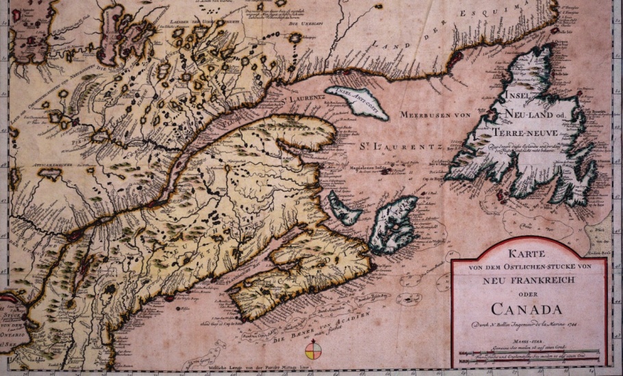 Bellin Karte von dem Ostlichen stucke von Neu Franreich oder Canada 2005-048