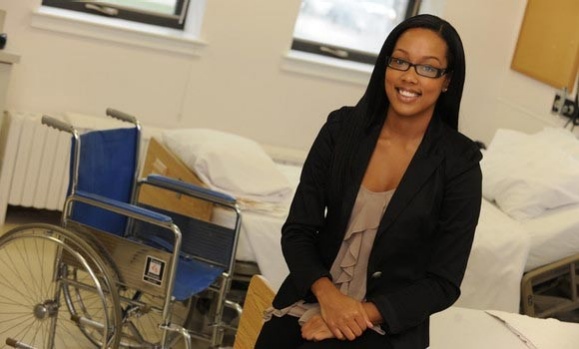 Kyra Wilson graduates with a degree in nursing. Kyra Wilson graduates with a degree in nursing.