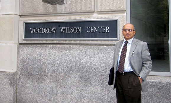 Fazley Siddiq outside of the Woodrow Wilson Center, where he'll be spending much of the next year. (Provided photo) Fazley Siddiq outside of the Woodrow Wilson Center, where he'll be spending much of the next year. (Provided photo)