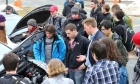 Electric feel: Students get a closer look at the latest rides