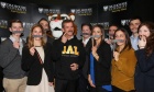 Movember student fundraisers hang with Hadfield