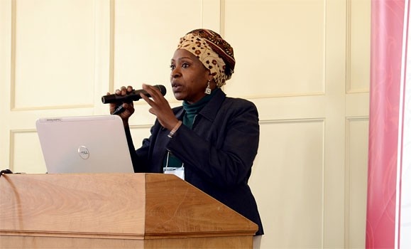 Dr. Cooper, speaking at Acadia University. (Provided photo) Dr. Cooper, speaking at Acadia University. (Provided photo)