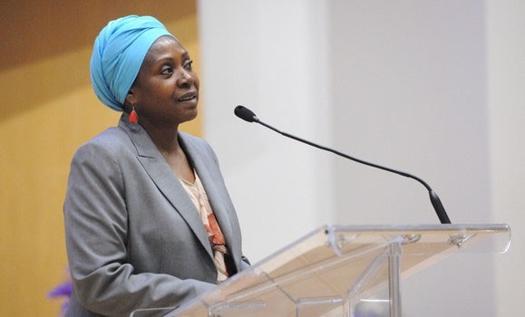 Dr. Afua Cooper, the James R. Johnston Chair, opens the Black Canadian Studies Association conference. (Danny Abriel photos) Dr. Afua Cooper, the James R. Johnston Chair, opens the Black Canadian Studies Association conference. (Danny Abriel photos)