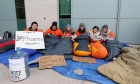 Five days, five figures: Commerce students camp out to raise awareness and funds to address homelessness