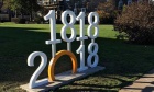 More signs of anniversary celebration on campus