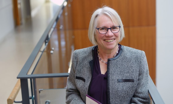 Rowe School of Business Professor Emerita Mary Brooks. (Danny Abriel photos) Rowe School of Business Professor Emerita Mary Brooks. (Danny Abriel photos)